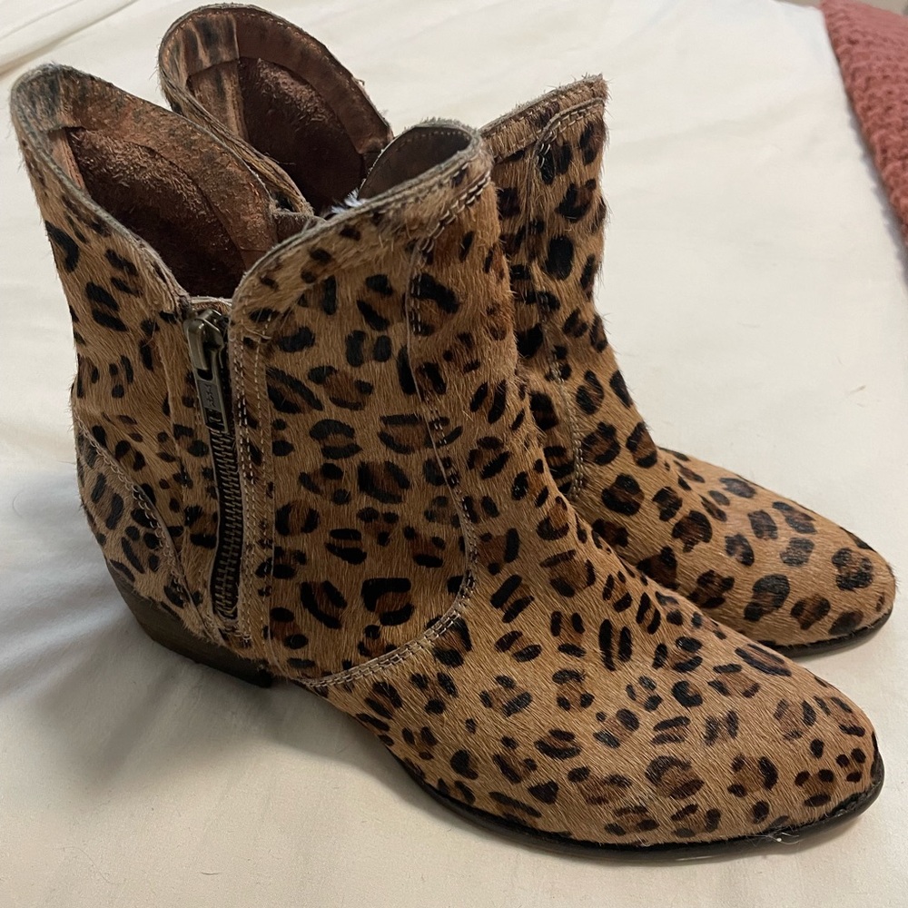 Seychelles Lucky Penny Calf Hair Bootie